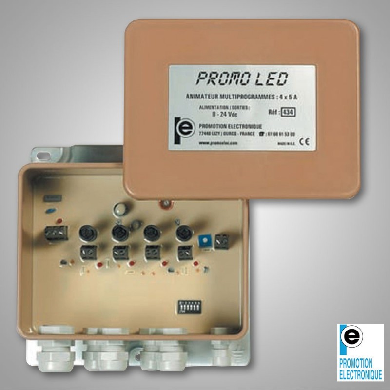 Animateur LED 5 / 6 voies (6x3A)  64 programmes