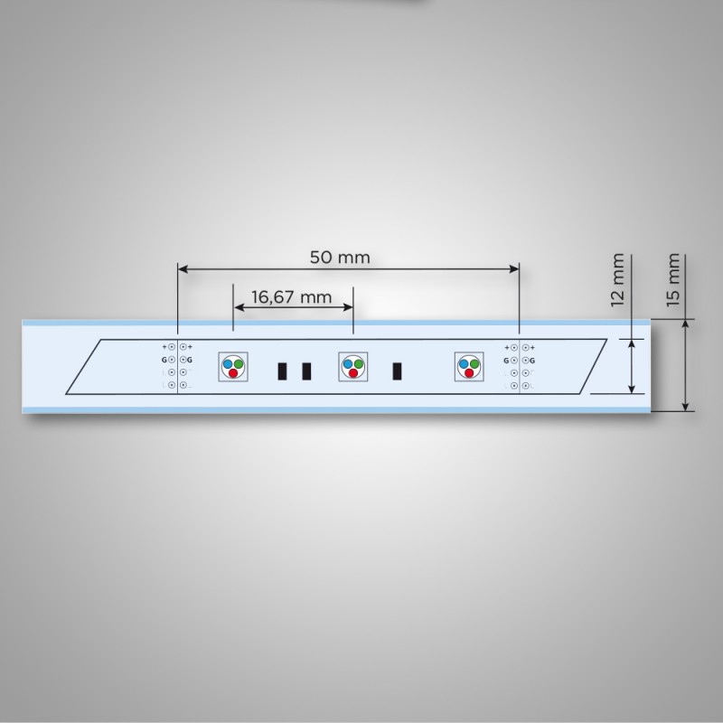 Flexstrip RGB 12V 500 ip67