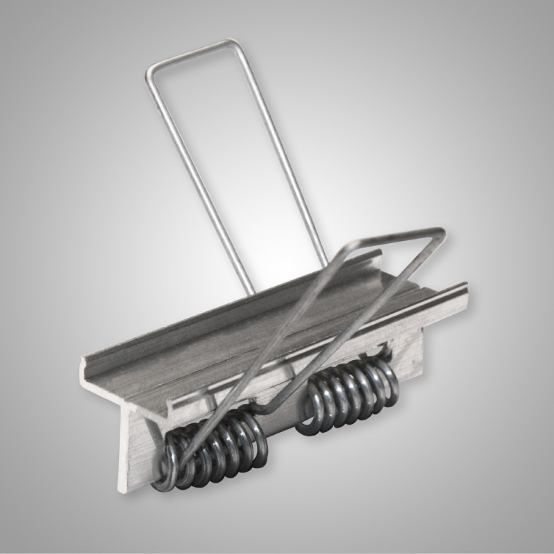 15 Clips Fixation Inox Pour Serre - Diamètre 40 Mm, Pour Bâche Sur Tubes