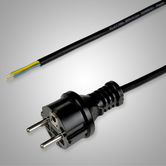 Câble Alim 3x0,75mm² Noir...